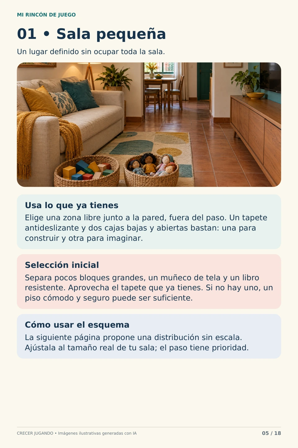 Página interior real de Mi Rincón de Juego